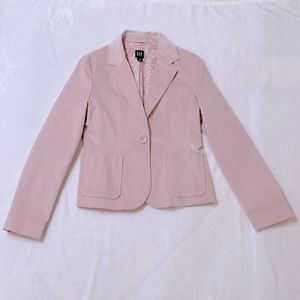 Gap Pink Velvet Blazer, Size 10